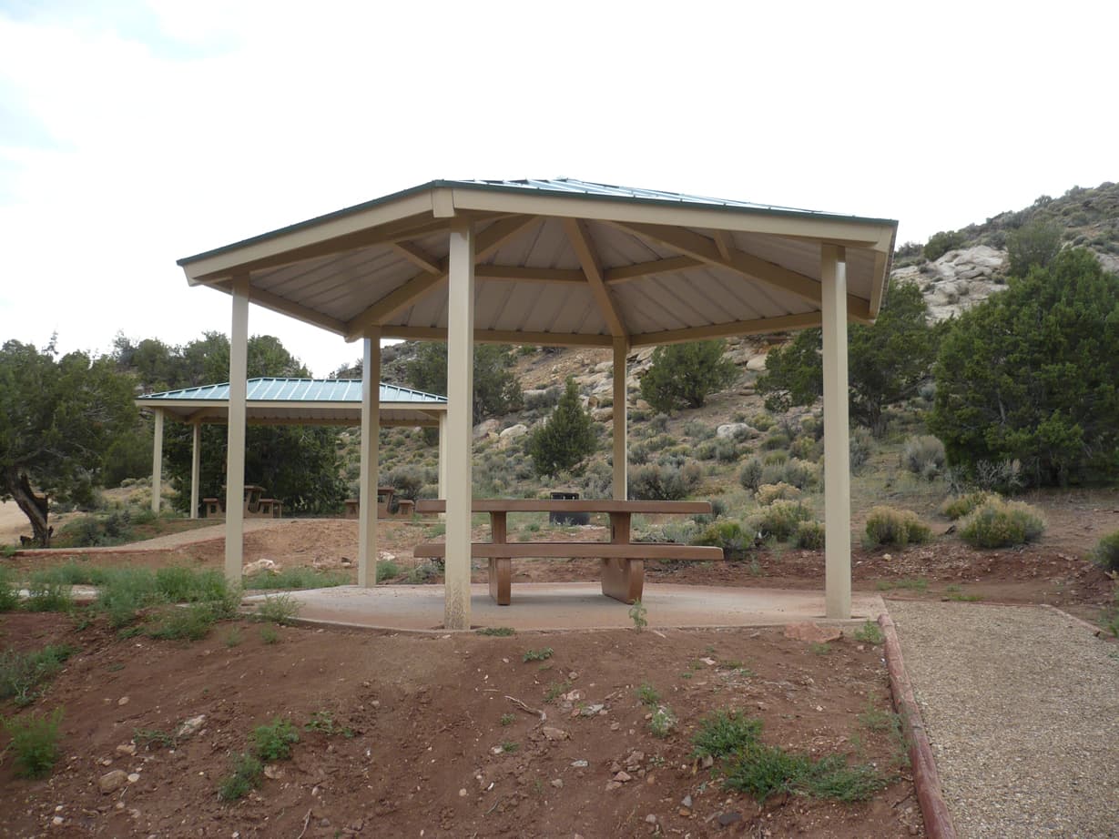 Shelters at Stateline Campground