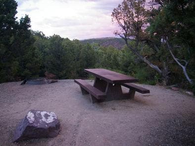 MUSTANG RIDGE CAMPGROUND picnic