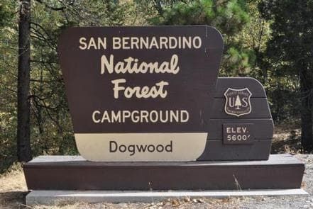 Dogwood Campground Sign