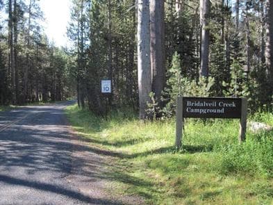BRIDALVEIL CREEK entrance sign