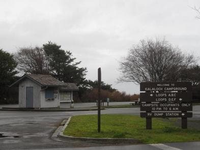 Entrance to Kalaloch Campground