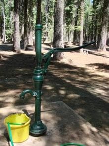 Horse Camp well water hand pump