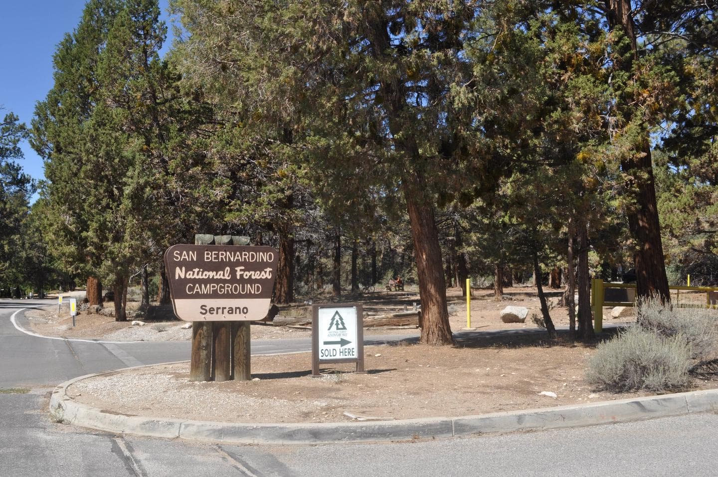 Serrano Campground Sign