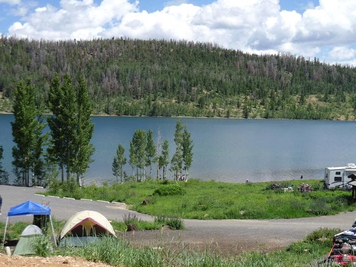 View of Navajo Lake from the campground