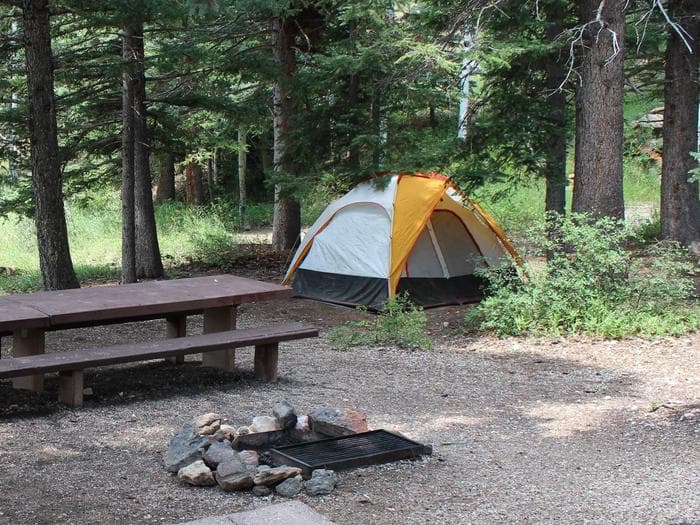 Camping at Cedar Canyon campground