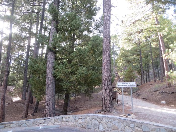 Showers Point Group Campground parking