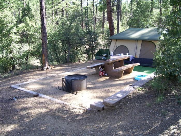 Hilltop Campground (AZ) campground at Prescott National Forest, Arizona