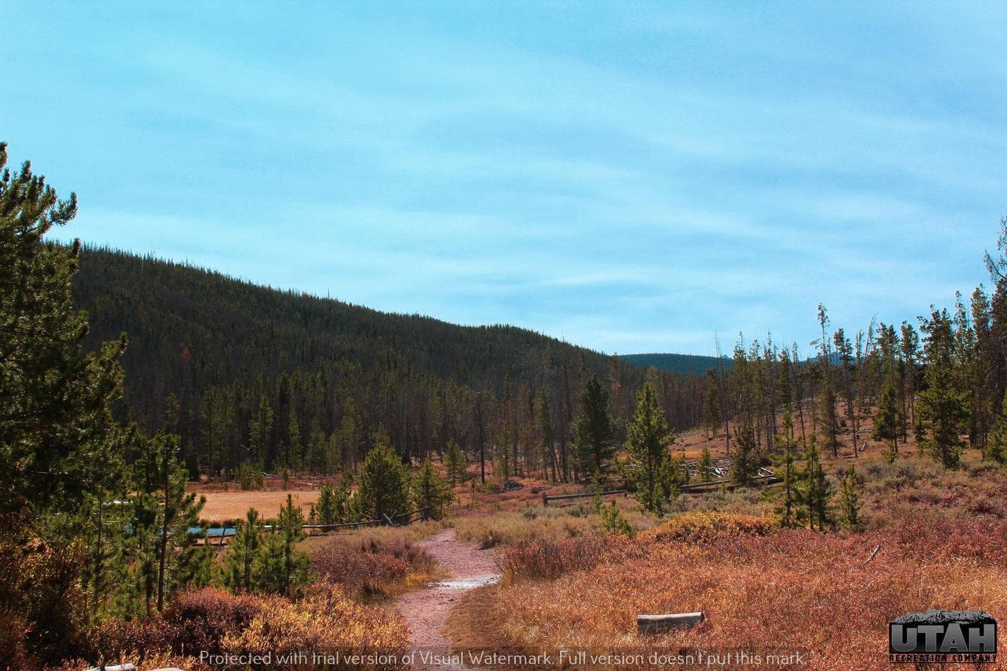 Bridger Lake Campground mountain view