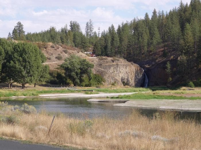 Hawk Creek CG with Water Fall