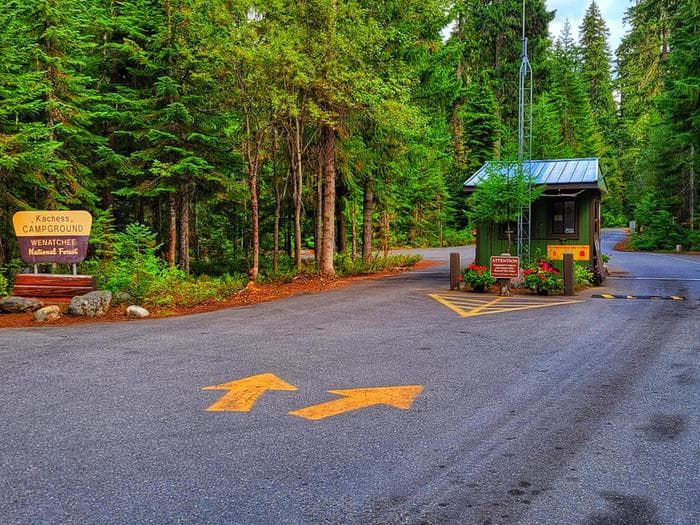 Kachess campground entrance