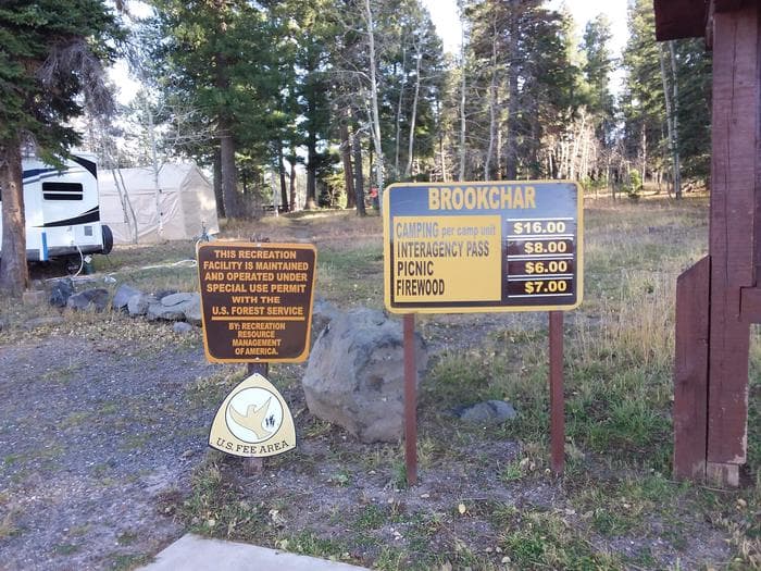 BROOKCHAR Campground Information Kiosk