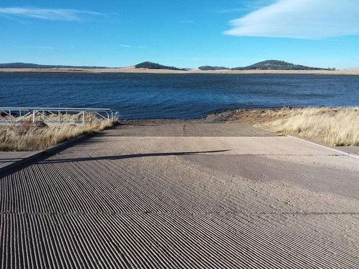 BROOKCHAR Campground Lake Boat Ramp