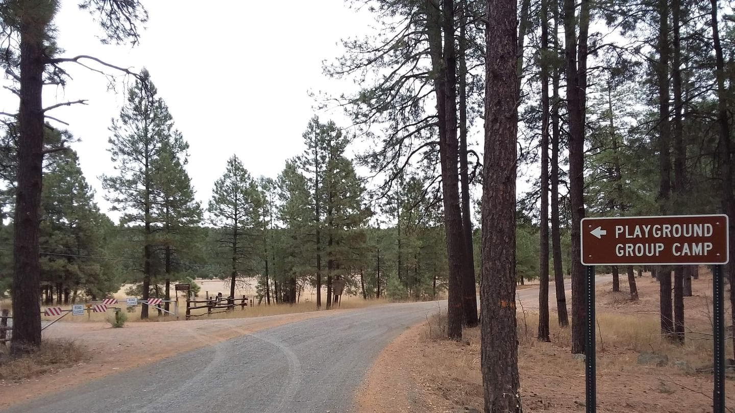 Playground Campground Entrance