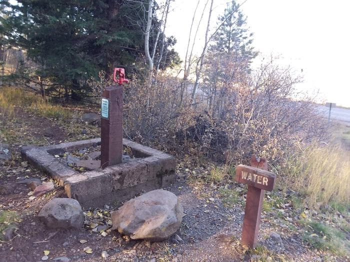 Cutthroat Campground Water Sources On Site