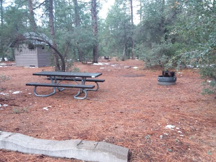 Timber Camp Rec. Area And Group CG: Campsite Near Restrooms