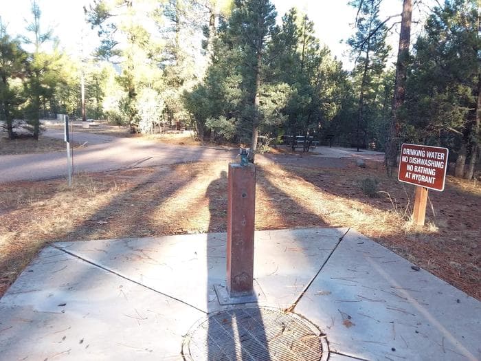 Sharp Creek Campground Loop Juniper Drinking Water Spigot