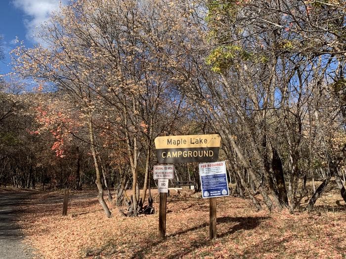 Maple Lake Campground scenic