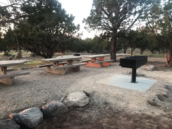 Group site at Pyramid Ridge Campground