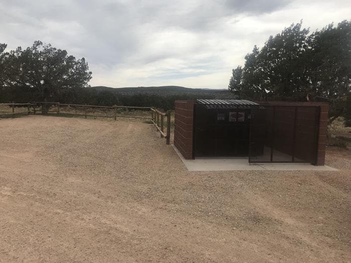 Long vehicle parking and dumpster onsite