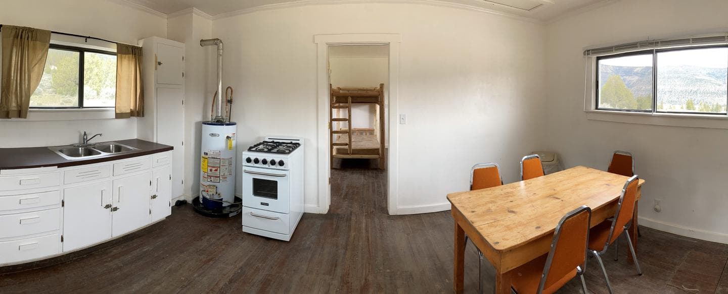 Orange Olsen Cabin entrance