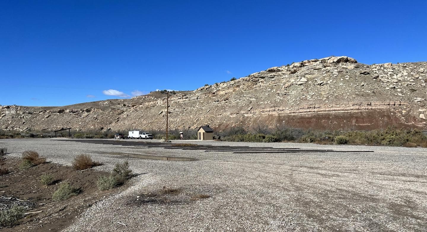 Westwater Campground trailer parking