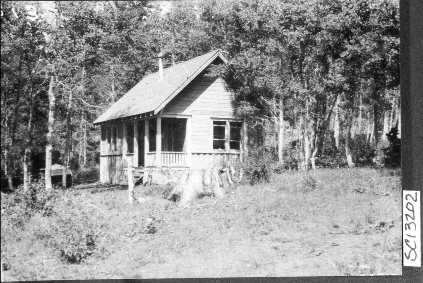 Patterson Mill Ranger Station built by Ranger Ben Johnson as summer headquarters for working in the South Warners.