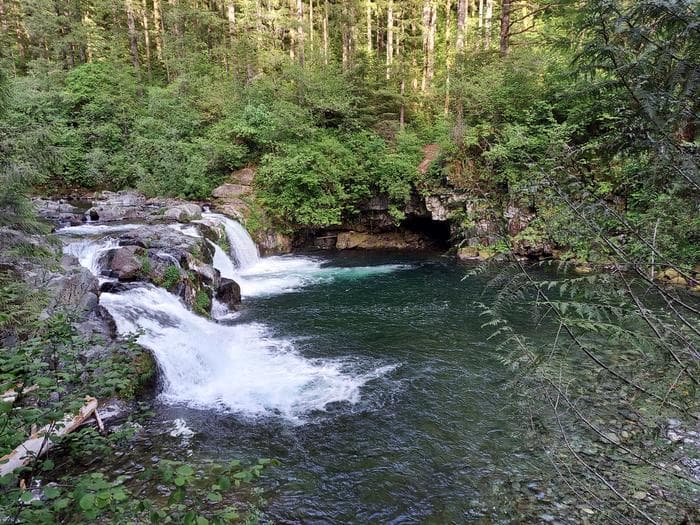 View of Sunset Falls