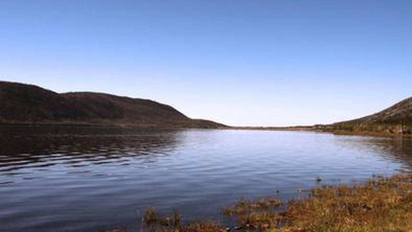 Panoramic view of Fish Lake