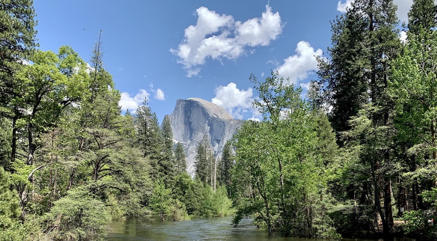 Half Dome from Sentinel Bridge
