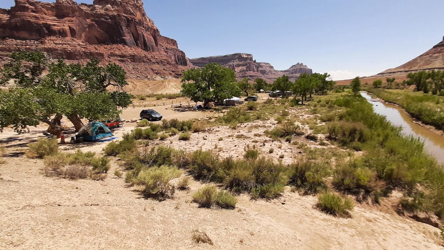 San Rafael Swinging Bridge Campground