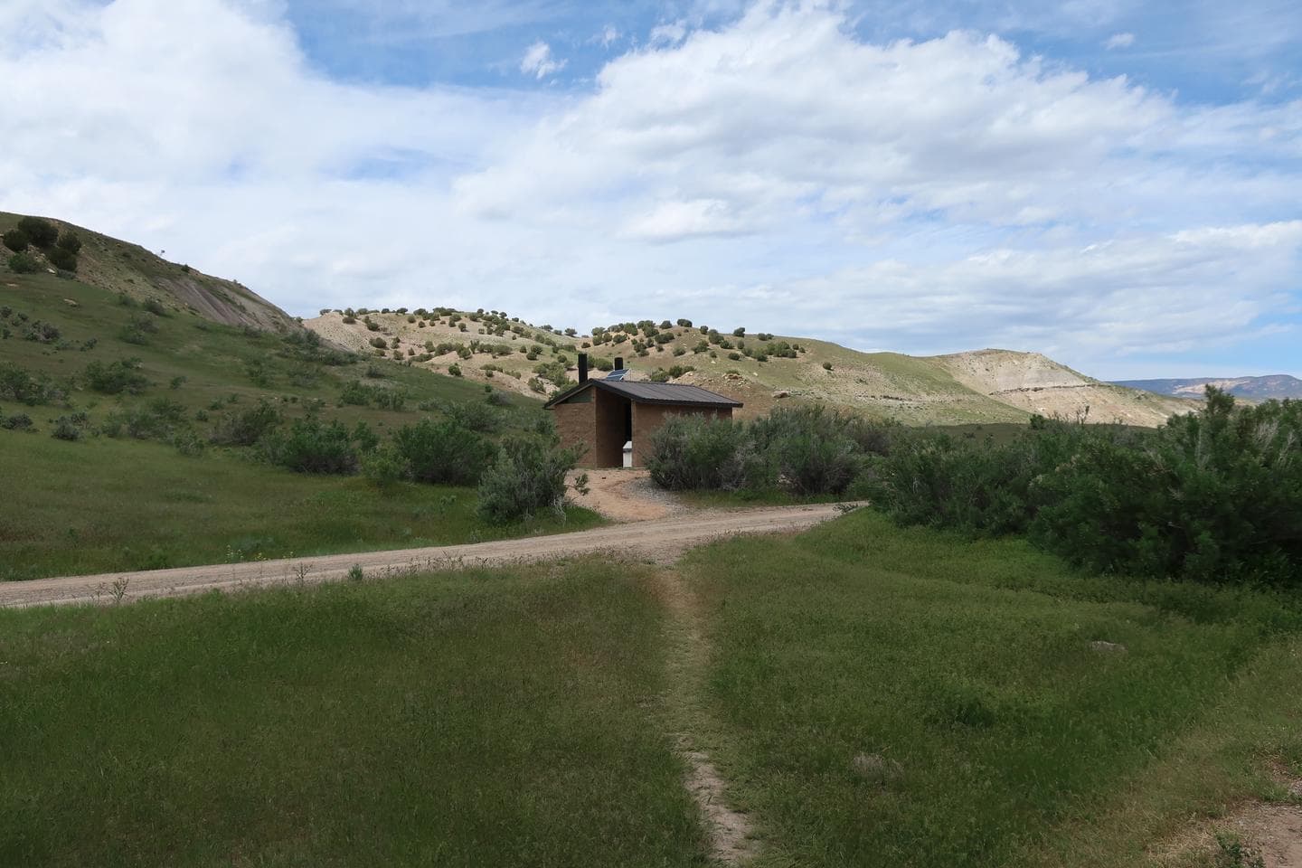 Rainbow Park campground vault toilet
