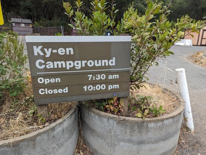 Kyen Campground Hours