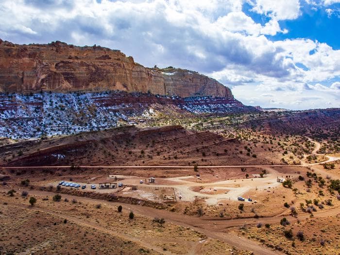 Temple Mountain Townsite Campground