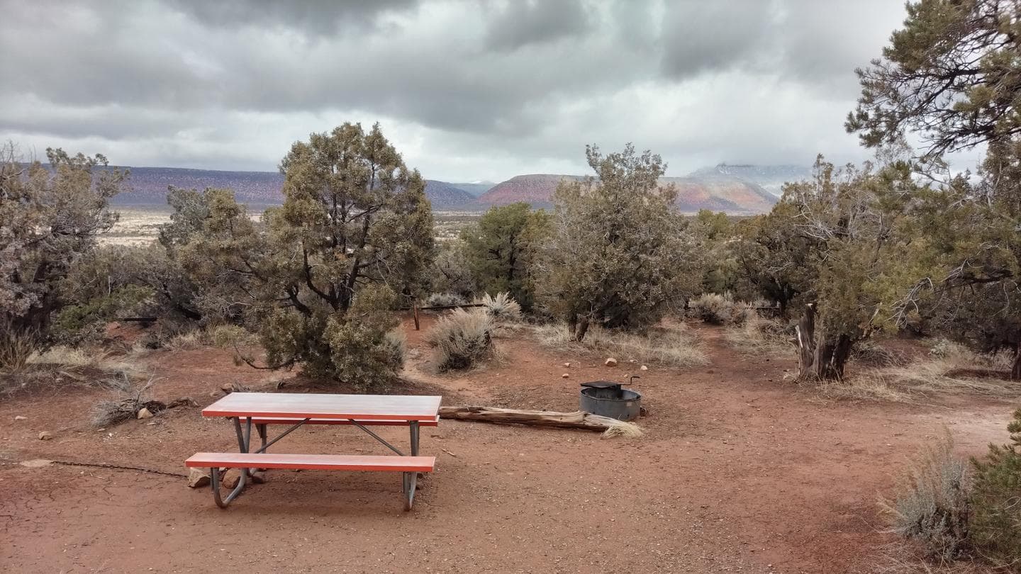 View at the Natural Bridges Campground