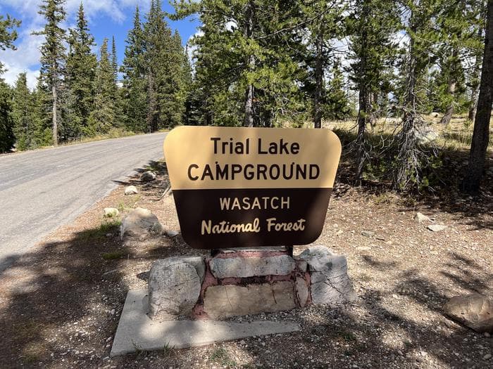 A photo of facility TRIAL LAKE CAMPGROUND with No Amenities Shown