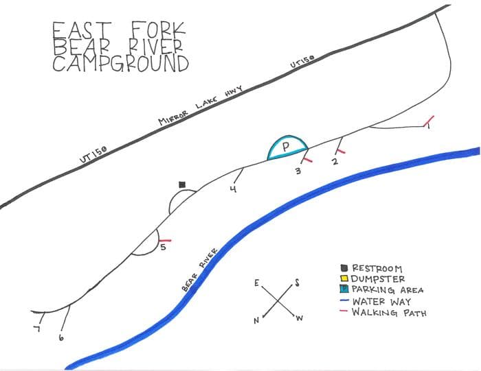 East Fork Bear River Campground (Uinta-Wasatch-Cache National Forest, UT)