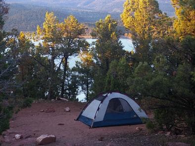 MUSTANG RIDGE CAMPGROUND tent