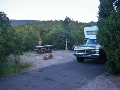 MUSTANG RIDGE CAMPGROUND old truck