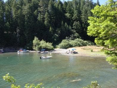 Fir Cove Campground Shoreline